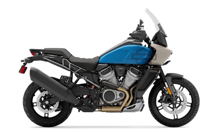 2022 Harley-Davidson® Pan America™ 1250 Special Fastback Blue/White Sand w/ Cast Wheels