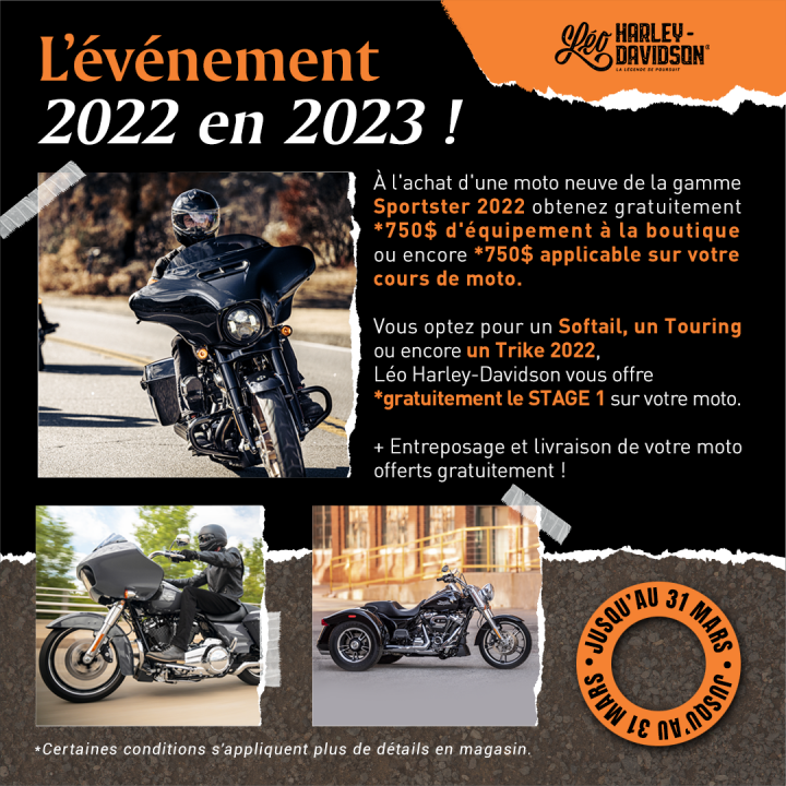 Achetez une *moto 2022 et on installe un *stage 1 sur votre moto!