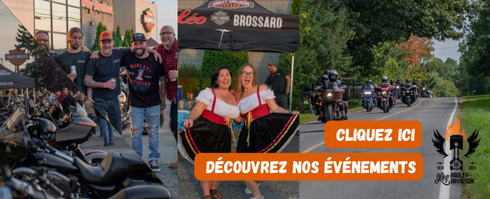 Découvrez nos événements Léo Harley-Davidson